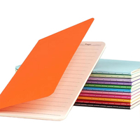 Carnet de notes couleur A5 / Cahier d'étudiant / Bloc-notes A6 à feuilles mobiles pour réunions d'entreprise / Bloc-notes couleur Morandi – Idéal comme cadeau