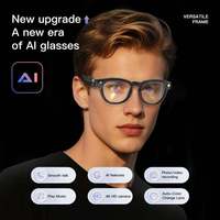 Lunettes intelligentes Ai Photo Prenant Anti-Shake Photographie Appel vocal SAi Lunettes AI Conversation Lunettes intelligentes pour l'enregistrement en plein air