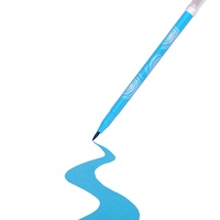 Fenlot No.713 Ensemble de stylos aquarelle à pointe douce effaçable Couleurs lavables Marqueurs de brosse à eau en plastique pour l'art de bureau de dessin pour enfants