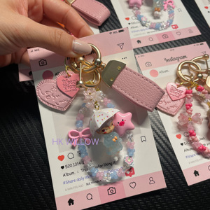 พวงกุญแจโทรศัพท์ 3D Skullpanda Crybaby แบบกำหนดเอง ขายส่งอุปกรณ์เสริมโทรศัพท์ พวงกุญแจดีไซน์ดั้งเดิม - Product Image 4