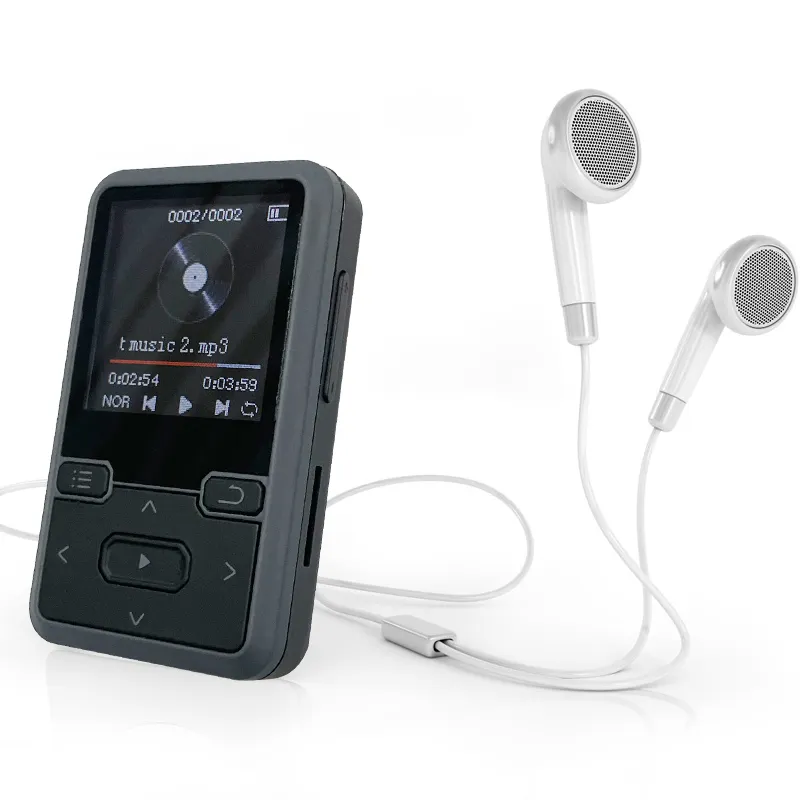 Aomago Wireless Music Player Sports Running 32GB Clip Mp3 Player with FM Radio