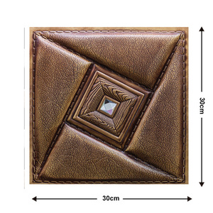 Azulejos de Pared Modernos Impermeables Autoadhesivos para Sala de Estar, Decoración de Pared para <span class=keywords><strong>TV</strong></span>, Papel Tapiz de PVC No Tejido para Uso Doméstico - Product Image 5