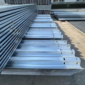 高速道路バリー波鋼ビームガードレール耐久性のある金属車両パラペット安全バリア車両拘束システム - Product Image 4