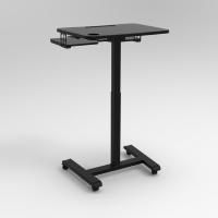 Station de travail avec plateau pour ordinateur, chariot pour ordinateur portable, parfait pour la maison et le bureau
