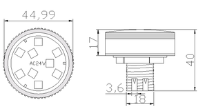 Công Viên Giải Trí Trang Trí Tự Động Lập Trình 45Mm 9Leds Led Điểm Ảnh Ánh Sáng - Product Image 6