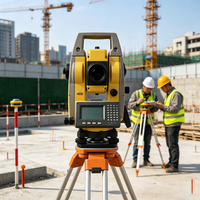 Estación Total GM52 de Marca Japonesa, Instrumento de Topografía sin Reflector de Alta Precisión de 2'' y 500m con Compensación de Doble Eje