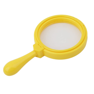 라렉스 휴대용 소형 다채로운 경량 4.5배율 핸드헬드 <span class=keywords><strong>100mm</strong></span> 렌즈 어린이 장난감 플라스틱 확대경 유아 학습 탐구용 - Product Image 3
