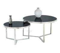 Les tables basses en verre de style moderne de haute qualité sont populaires dans le monde entier