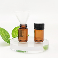 Nouveau produit – Flacon vide en verre ambré pour huiles essentielles et parfums, avec bouchon à vis, disponible en 1 ml, 2 ml, 3 ml, 5 ml, 7 ml, 10 ml