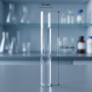 Tube indicateur de niveau d'eau en verre borosilicate de haute qualité G010-13-46-A, résistant à la chaleur, pour bouilloires électriques, 10x98,50 mm. - Product Image 1