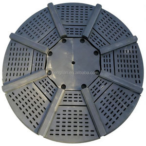 แผ่นตะแกรงยางแบบร่องละเอียด, ตะแกรงแบบกรอบสำหรับงานเหมืองที่ออกแบบตามสั่ง, ตะแกรงอุตสาหกรรมแบบกลไก - Product Image 1