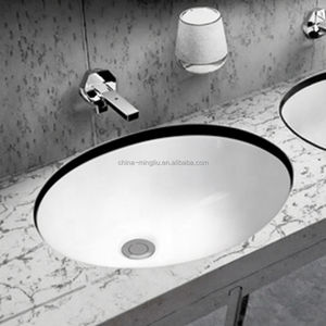 <span class=keywords><strong>Lavabo</strong></span> ovalado de cerámica de diseño moderno para el hogar y baños de hoteles Opción económica para uso doméstico - Product Image 6