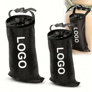 Poubelle de voiture pliable multifonctionnelle avec logo personnalisé, sac de rangement pour cadeaux promotionnels, sacs poubelles de voiture personnalisés en gros avec logo - Product Image 1