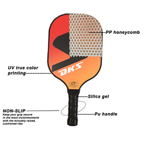 Pagaie de pickleball en fibre de verre approuvée par Usapa Pagaie de pickleball rigide et légère avec logo personnalisé OEM disponible - Product Image 4