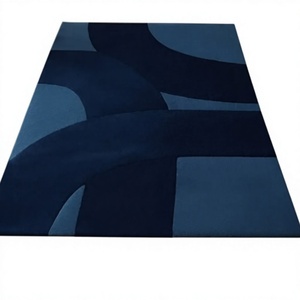 Alfombra de Látex Hecha a Mano en India, de Alta Calidad, Suave, para Interiores, Alfombras Modernas Grandes, 100% Lana Hecha a Mano, Resistente a las Manchas, de Pelo Corto - Product Image 1