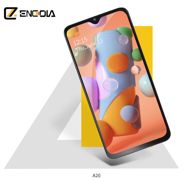 For Samsung for Galaxy A20 SM-A205F OLED Display A20 Screen LCD AMOLED 3-Year Warranty