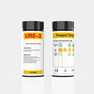 Direct Deal Simple operation 3 parameters Urine test strips URS-3 for urine protein glucose pH protein