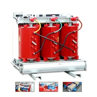 Transformateur de puissance extérieur triphasé 125 kVA 250 kVA 6 kV 10 kV 400 V de type sec avec résine époxy coulée et bonne dissipation thermique