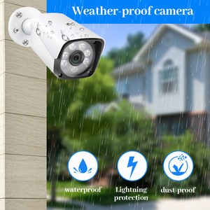 Wesecuu 1080P CCTV Hệ thống <span class=keywords><strong>camera</strong></span> quan sát ban đêm tầm nhìn <span class=keywords><strong>HD</strong></span> không thấm nước <span class=keywords><strong>TVI</strong></span> <span class=keywords><strong>Bullet</strong></span> an ninh máy ảnh 4-in-1 8CH DVR hệ thống - Product Image 4