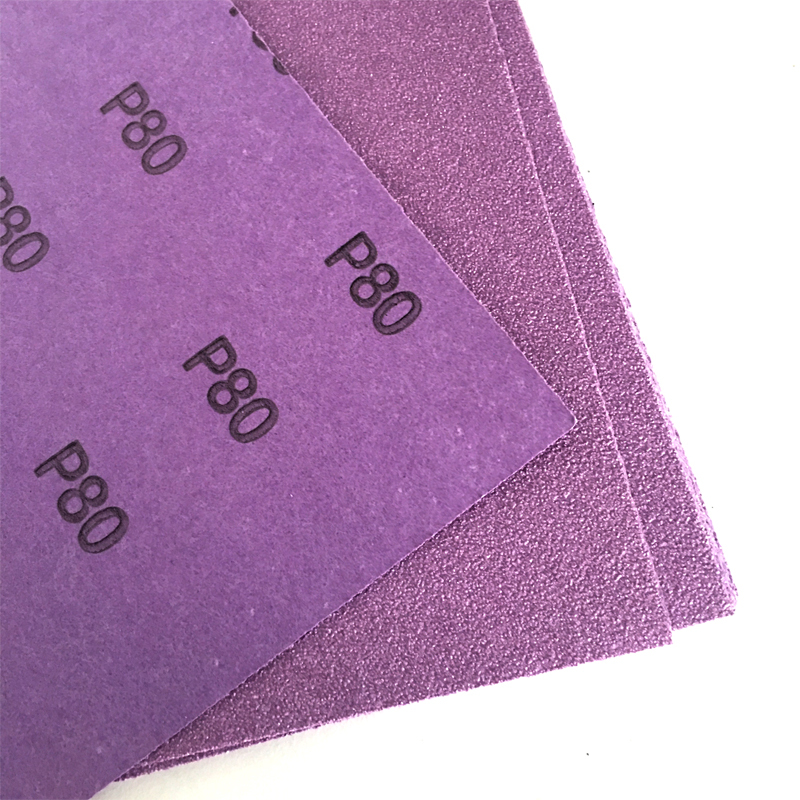P120 Aluminium Oxide Sand Paper Sheet