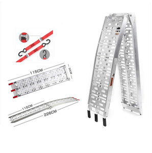 Rampes pliantes portables en Aluminium de haute qualité, robustes, pratiques et pratiques pour camion, remorque, vtt, voiture - Product Image 4