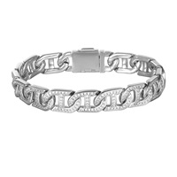Bracelet de tennis personnalisé à la mode avec boucle en cuivre, bracelet en zircon de haute qualité, bijoux pour femmes