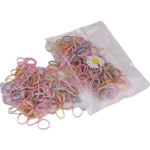 Élastiques colorés en sachets, jetables, de style coréen, pour la vente en gros, adaptés aux adultes et aux enfants, élastiques portables. - Product Image 5