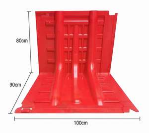 Barrières innovantes en plastique ABS <span class=keywords><strong>de</strong></span> 110cm <span class=keywords><strong>de</strong></span> haut pour <span class=keywords><strong>porte</strong></span> <span class=keywords><strong>de</strong></span> garage, en forme <span class=keywords><strong>de</strong></span> L - Product Image 5