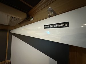 Écran de <span class=keywords><strong>projection</strong></span> électrique déroulable Wupro/OEM en PVC souple mat <span class=keywords><strong>gris</strong></span> 100 pouces 16:9 Cinématique CLR, expédition en 3 jours - Product Image 4