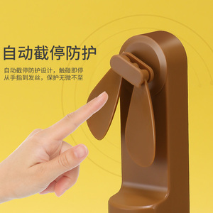 Nuova venuta ventilatore tenuto in mano portatile USB da tavolo piccolo personale mini ventilatore a pile estate fan - Product Image 5