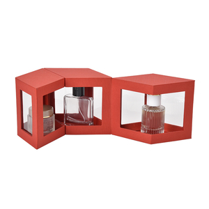 Customized Special Shape Paper Boxes Hexagon Magnetic Gift Box With Window Display - Product Image 5