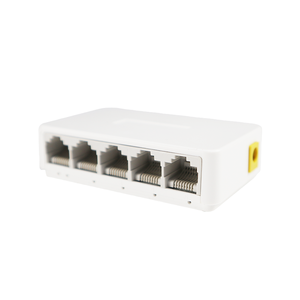 สวิตช์อีเธอร์เน็ตแบบตั้งโต๊ะ 5 พอร์ต RJ45 รองรับ 1G พร้อมระบบ QoS และการต่อรองอัตโนมัติ ขายส่ง - Product Image 1