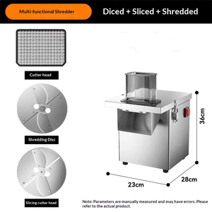 Máquina Eléctrica de Acero Inoxidable para Cortar Verduras en Cubos, de Alta Resistencia, para Uso en Mesa - Product Image 2