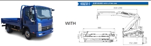 KINGONE 2 TONS <strong>TRUCK</strong> MOUNTED <strong>CRANE</strong> RHD - Product Image 3