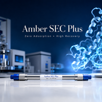 Colonne de chromatographie Amber SEC Plus 5μm à exclusion de taille pour l'analyse des biomolécules et des polymères hydrosolubles