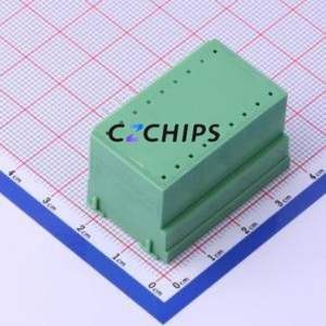 KF2EDGRHM-3.81-2*7P Plug-in Terminal Block Bent Lead Through Hole,P=3.81mm Board-to-Board / Socket - Closed Screw Fixing 2x7P - Product Image 2