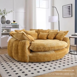 Italian Fabric Flannel Cover One Seat Lazy <b>Bed</b> Chair Modern Simplicity Design Sponge Removable Washable Shape Living Room - Product Image 4