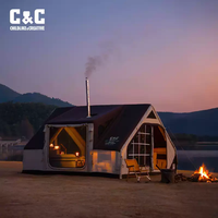 CC"Estate"Air House 14.6 ㎡   Tente gonflable de camping durable et imperméable, directement de l'usine