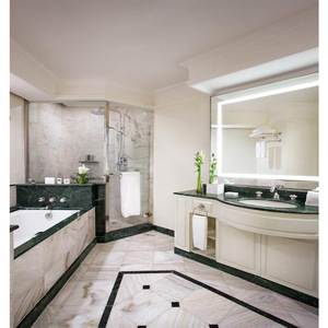 Ensembles de chambre à coucher d'hôtel 5 étoiles en MDF mélaminé bois de chêne de luxe moderne et personnalisé pour appartements haut de gamme salons salles de bains villa - Product Image 6