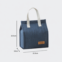 Sac à lunch isotherme en polyester avec doublure en aluminium et rembourrage en coton perlé EPE, boîte à lunch plate rectangulaire, vente en gros OEM ODM