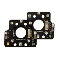 Carte PCB LED blanche et infrarouge CGX, diode IR SMD, assemblage PCBA, épaisseur de cuivre 1 oz, accessoires OEM/ODM pour caméra de sécurité CCTV