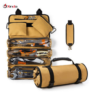 Bolsa <span class=keywords><strong>de</strong></span> herramientas OEM para mecánico <span class=keywords><strong>de</strong></span> <span class=keywords><strong>electricista</strong></span>, organizador enrollable <span class=keywords><strong>de</strong></span> herramientas <span class=keywords><strong>de</strong></span> lona duradera con bolsillos transparentes - Product Image 1