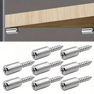One-piece Self-tapping Screws Laminate Tray Closet Fixed Support Partition Grain Bracket Nails Cabinet Hardware Accessories