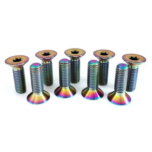 Vis à tête fraisée en acier inoxydable plaqué zinc de classe 8, M10 M8, pour lance-pierres et accessoires de chasse - Product Image 2