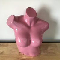 Mannequin de lingerie féminine pour le haut du corps, mannequin sexy en plastique pour bikini avec perruque, taille personnalisée, demi-corps sans tête
