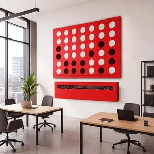 Gioco Gigante Connect 4 da Parete <span class=keywords><strong>in</strong></span> Metallo, Gioco Verticale 4 <span class=keywords><strong>in</strong></span> Fila per Adulti e Bambini, Decorazione da Parete per <span class=keywords><strong>Sala</strong></span> <span class=keywords><strong>Giochi</strong></span>, Soggiorno, <span class=keywords><strong>Casa</strong></span> - Product Image 6