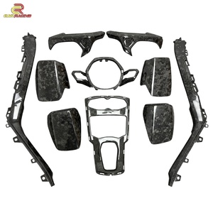 Intérieurs de voiture en fibre de carbone forgée à sec, très demandés, pour Huracan LP580 LP610 2014-2018, finition brillante, tissage sergé, reproduction fidèle 1:1 - Product Image 1