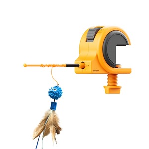 Giocattolo per Gatti Elettrico 300mAh Ricaricabile USB con Sensore Automatico e Campanello, Gioco Interattivo Regolabile per Gatti da Interno - Product Image 6