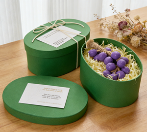 Customizable Square Paper Gift Box with <b>Sponge</b> Lining Recyclable High-End Handmade Design Magnetic Closure & Ribbon Strap - Product Image 4