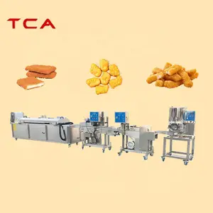 TCA industrial machine for chicken nuggets fillet machine SUS 304 burger patty making machine price